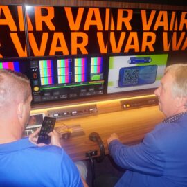 Voorzitter Fons bij de VAR!!!