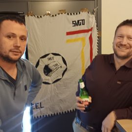 Gert en Kris op de Nieuwjaarsreceptie!